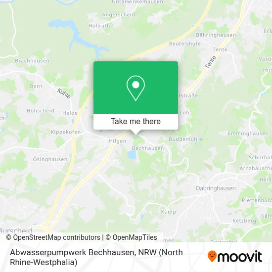 Abwasserpumpwerk Bechhausen map