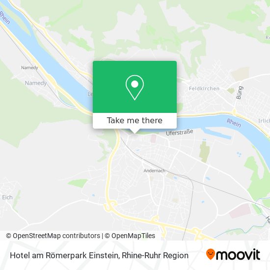 Hotel am Römerpark Einstein map