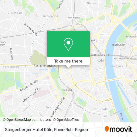 Карта Steigenberger Hotel Köln