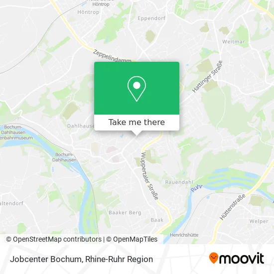 Карта Jobcenter Bochum