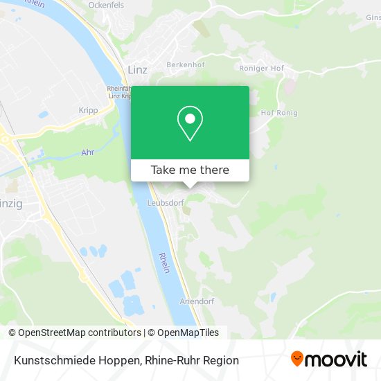 Kunstschmiede Hoppen map