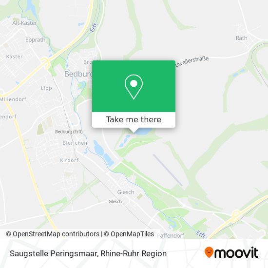 Saugstelle Peringsmaar map