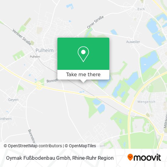 Oymak Fußbodenbau Gmbh map