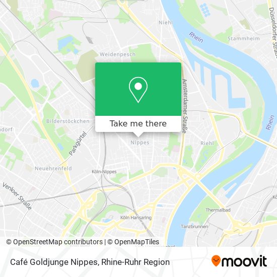 Café Goldjunge Nippes map