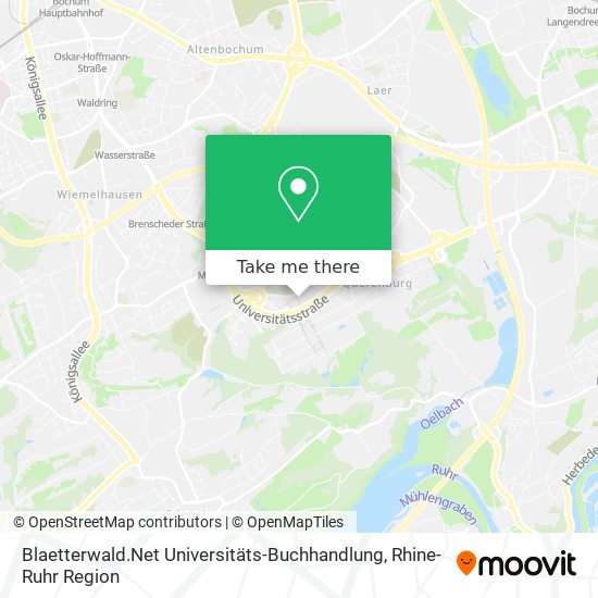 Blaetterwald.Net Universitäts-Buchhandlung map