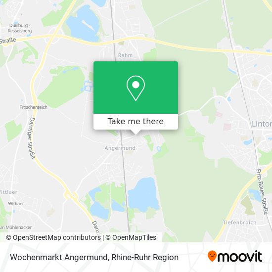Wochenmarkt Angermund map
