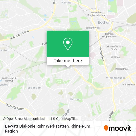 Bewatt Diakonie Ruhr Werkstätten map