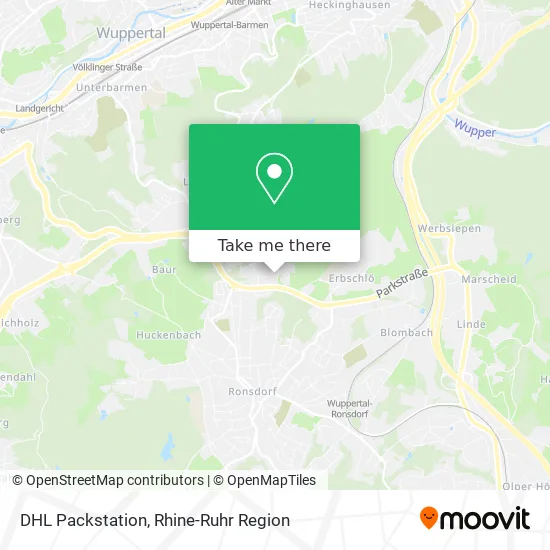 DHL Packstation map