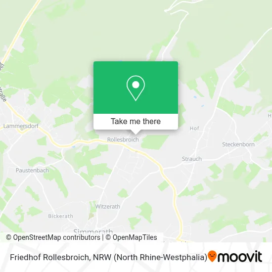 Friedhof Rollesbroich map