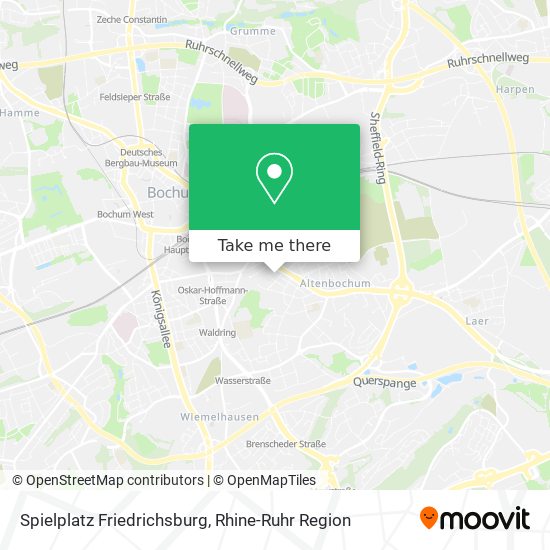 Spielplatz Friedrichsburg map