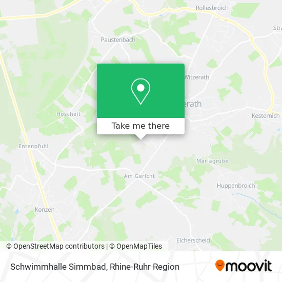 Карта Schwimmhalle Simmbad