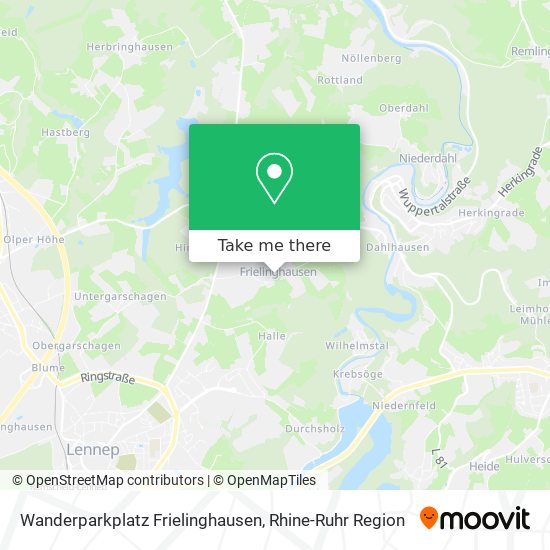 Wanderparkplatz Frielinghausen map