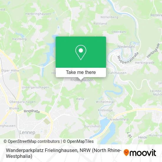 Карта Wanderparkplatz Frielinghausen
