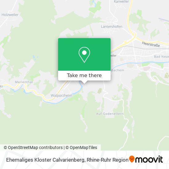 Ehemaliges Kloster Calvarienberg map