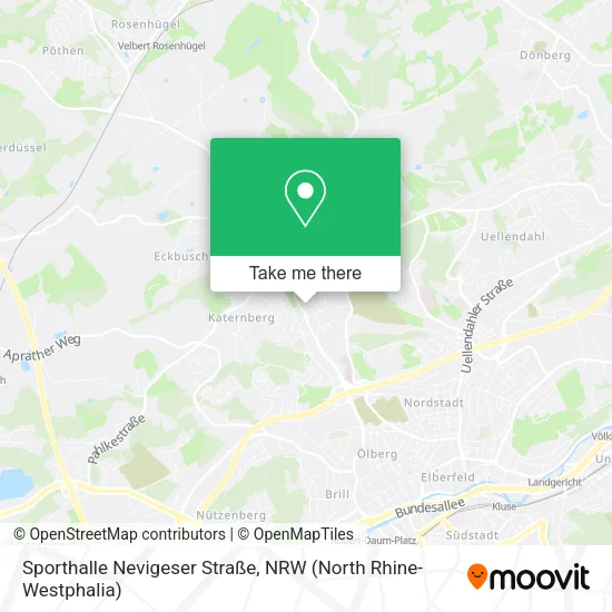 Карта Sporthalle Nevigeser Straße