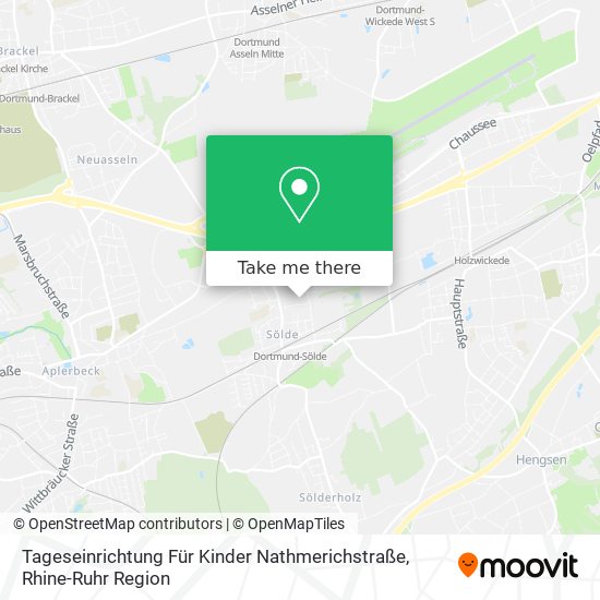 Карта Tageseinrichtung Für Kinder Nathmerichstraße