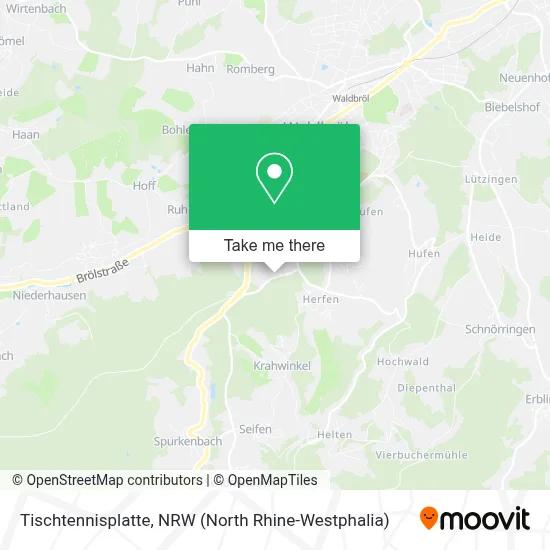 Tischtennisplatte map