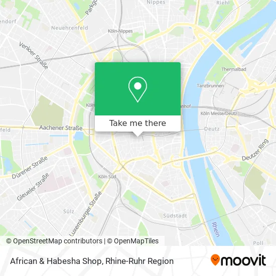 Карта African & Habesha Shop