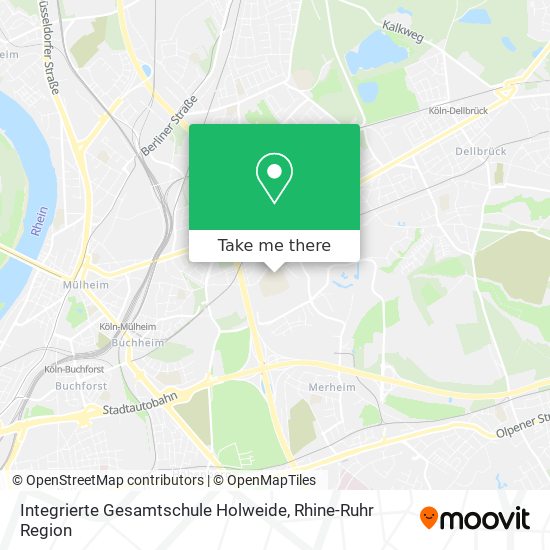 Integrierte Gesamtschule Holweide map