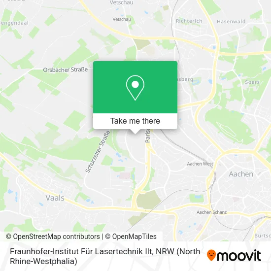 Карта Fraunhofer-Institut Für Lasertechnik Ilt