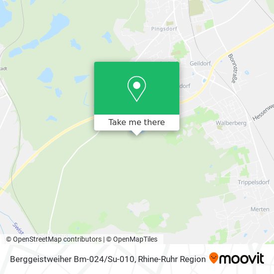Berggeistweiher Bm-024/Su-010 map