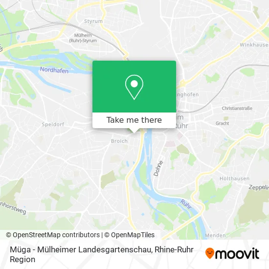 Карта Müga - Mülheimer Landesgartenschau