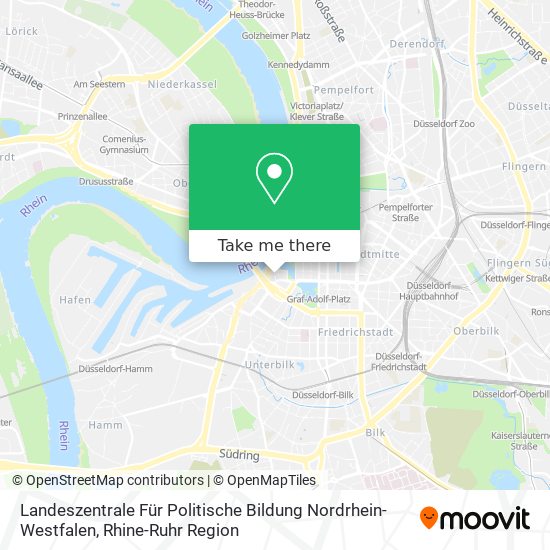 Landeszentrale Für Politische Bildung Nordrhein-Westfalen map