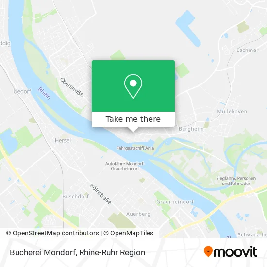 Bücherei Mondorf map