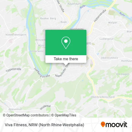 Viva Fitness map