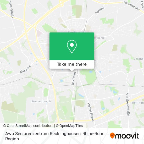 Awo Seniorenzentrum Recklinghausen map