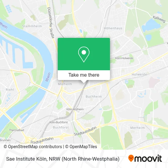 Sae Institute Köln map