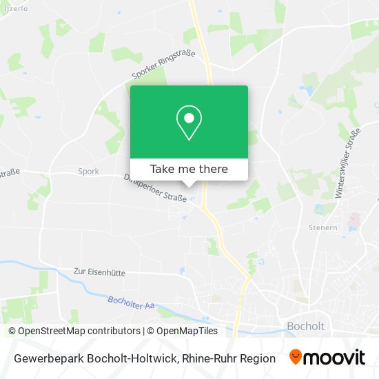Gewerbepark Bocholt-Holtwick map