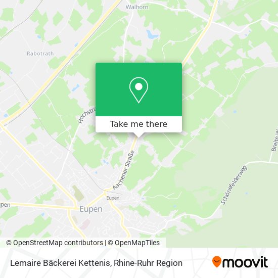 Lemaire Bäckerei Kettenis map