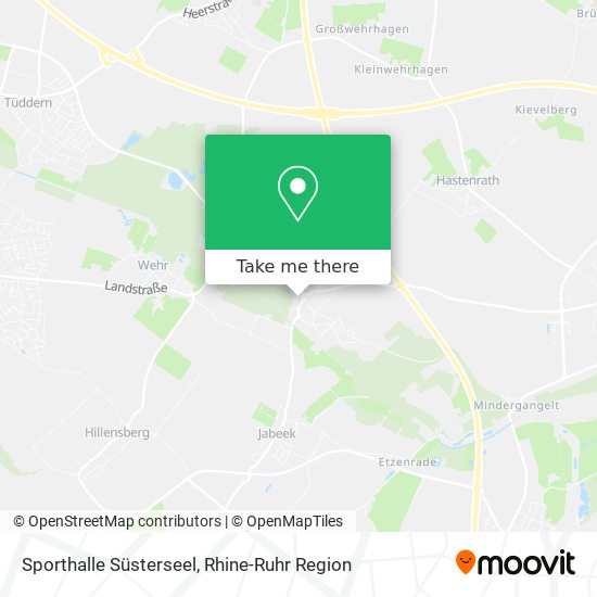 Sporthalle Süsterseel map