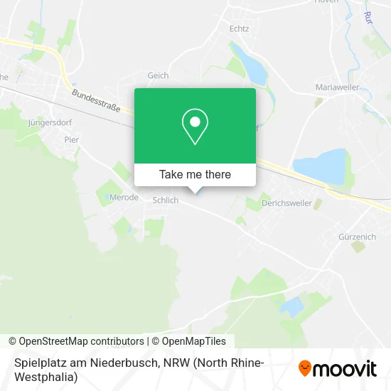 Карта Spielplatz am Niederbusch