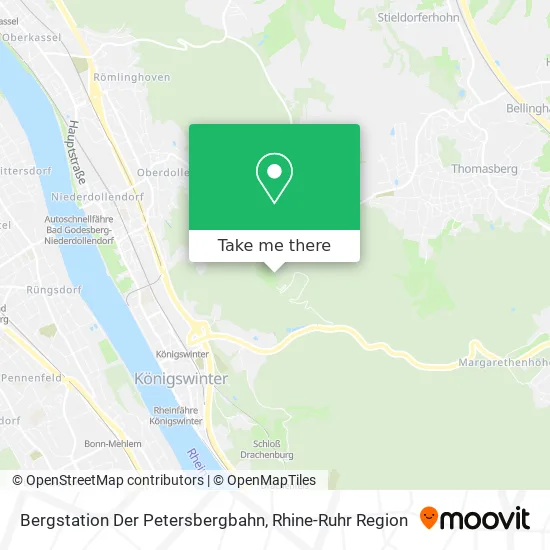 Карта Bergstation Der Petersbergbahn