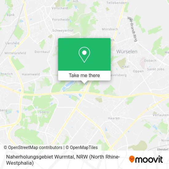Карта Naherholungsgebiet Wurmtal