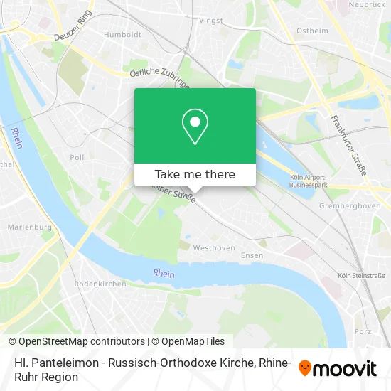 Карта Hl. Panteleimon - Russisch-Orthodoxe Kirche