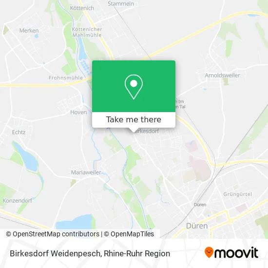 Карта Birkesdorf Weidenpesch