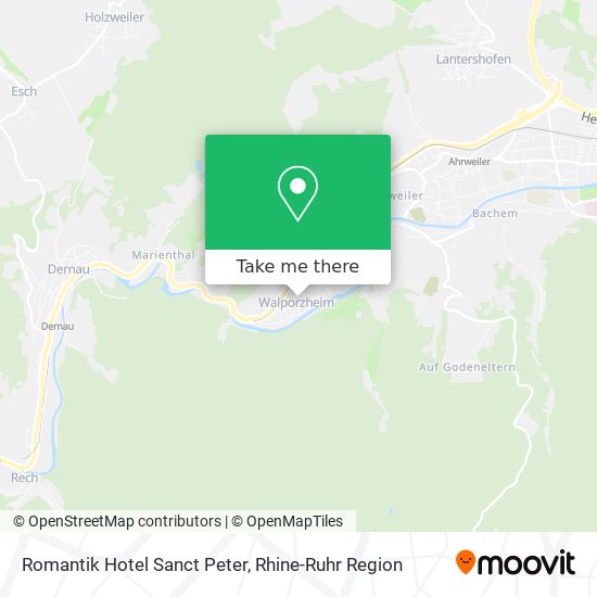 Romantik Hotel Sanct Peter map