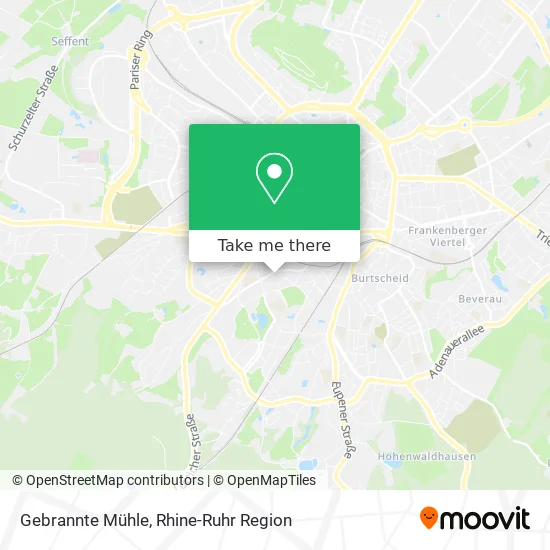 Карта Gebrannte Mühle