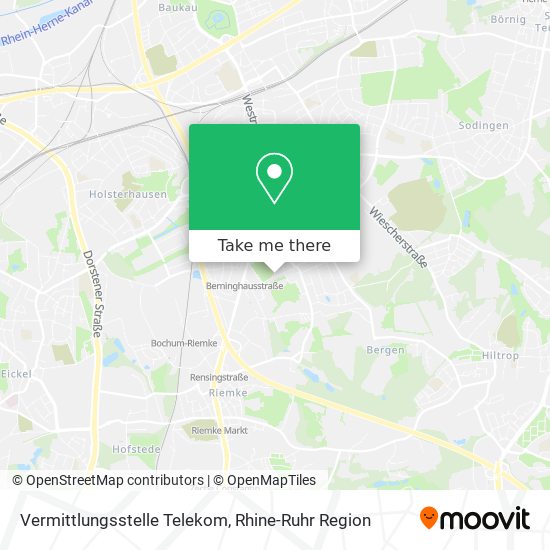 Vermittlungsstelle Telekom map