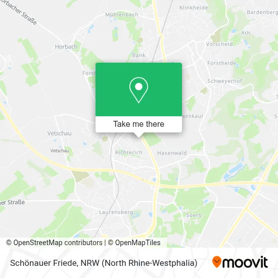 Schönauer Friede map