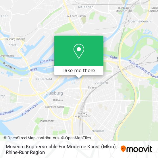 Карта Museum Küppersmühle Für Moderne Kunst (Mkm)