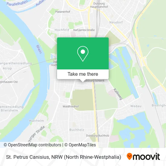 St. Petrus Canisius map