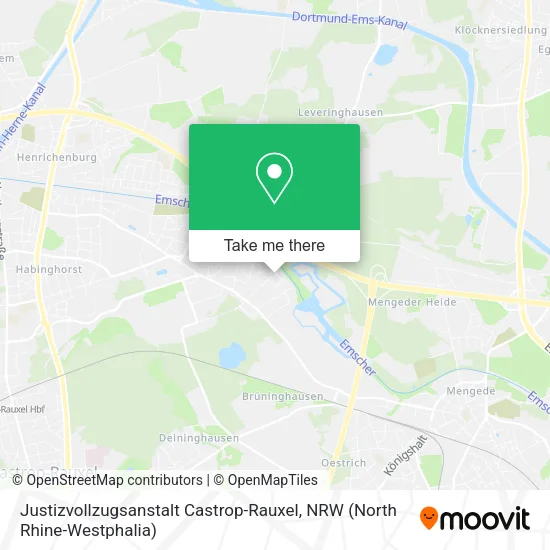 Карта Justizvollzugsanstalt Castrop-Rauxel