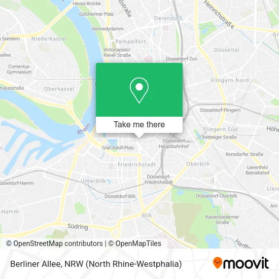 Карта Berliner Allee