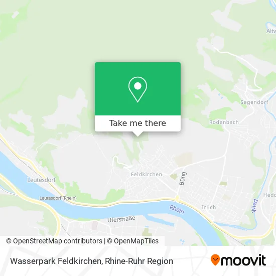 Wasserpark Feldkirchen map