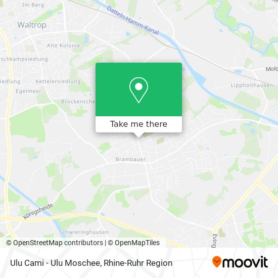Ulu Cami - Ulu Moschee map