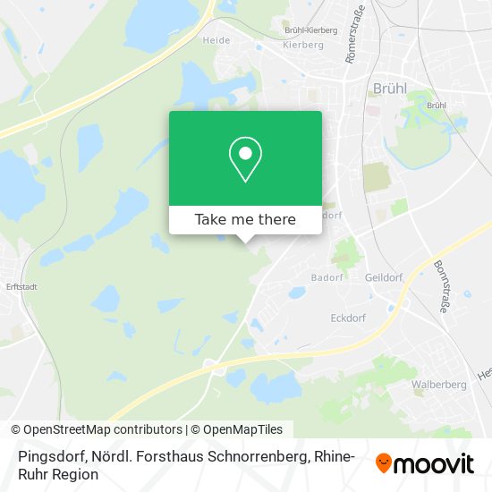 Pingsdorf, Nördl. Forsthaus Schnorrenberg map